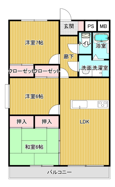 ケンシンビルの間取り