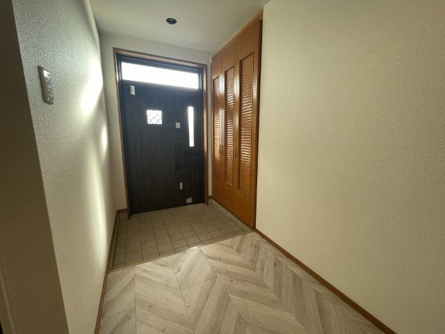 佐世保市天神町のアパートの玄関