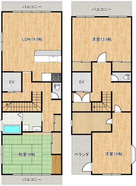 井口ビルの間取り