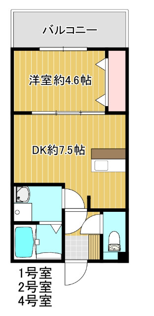 GplusⅠの間取り