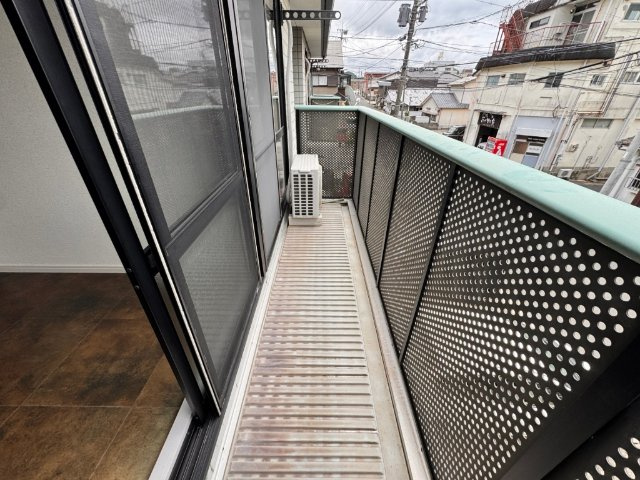 海宝館のバルコニー