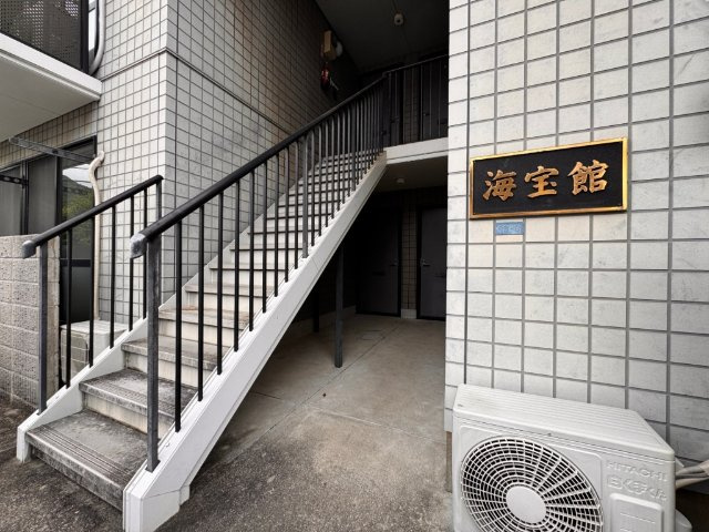 海宝館の駐車場