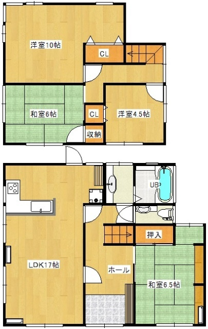 若竹台戸建ての間取り