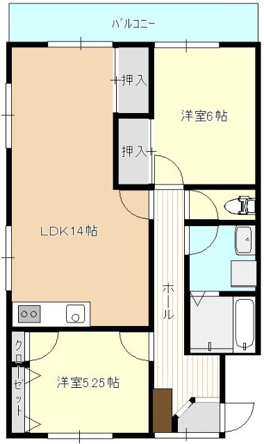 グリーンヒルズ名切の間取り