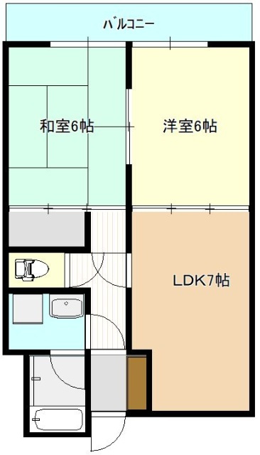 パークサイドパルの間取り