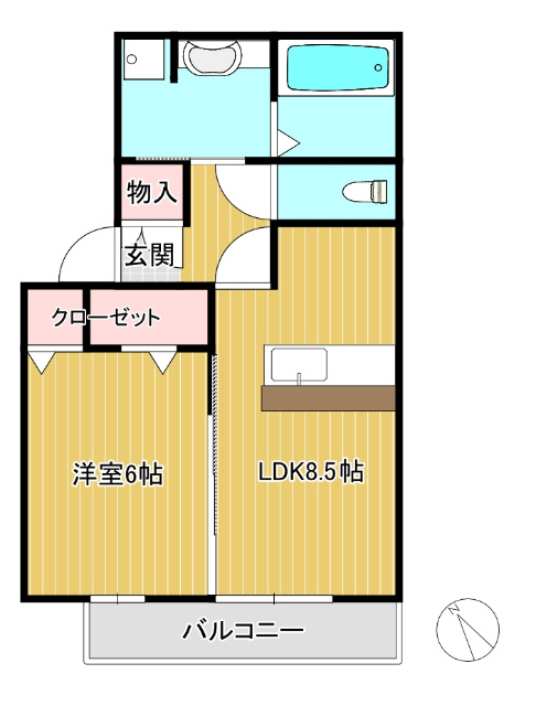 スプランディードシンフォニーB棟の間取り
