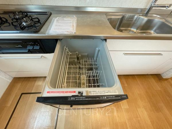 前橋市箱田町中古のキッチン|食器洗い乾燥機付きです。