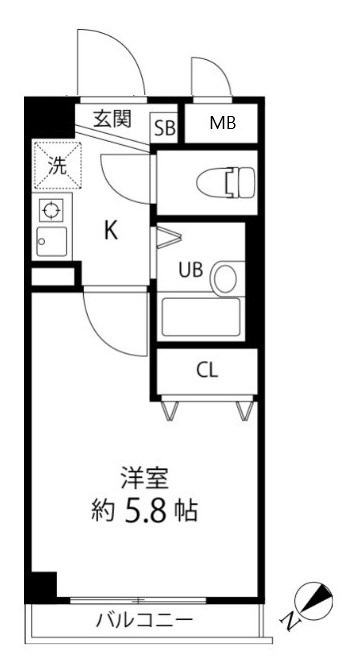 T's　garden中野の間取り|間取り図☆(同一仕様写真)
