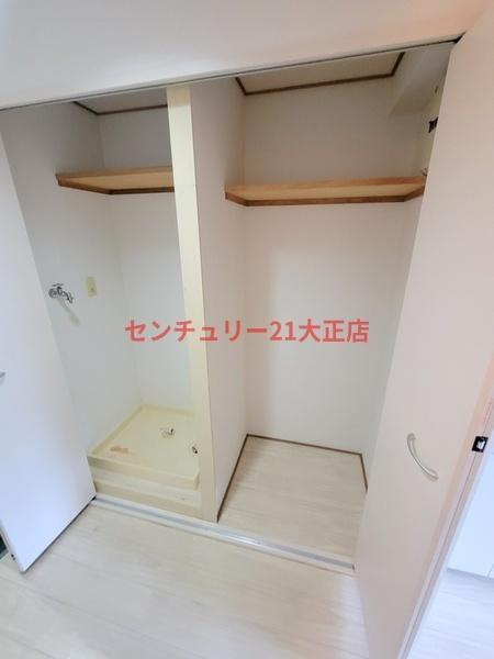 島之内八幡屋ビルのセキュリティ|室内洗濯機置場