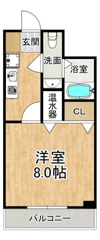 ニューバーリヤ学院坂の間取り