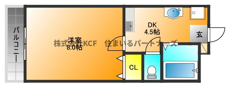プランドゥ合川Ⅱの間取り