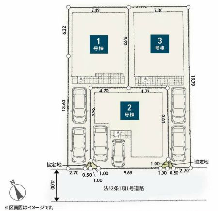 南区相南１丁目新築戸建て　第12-3号棟の区画図|配置図「南区相南1丁目新築戸建て」