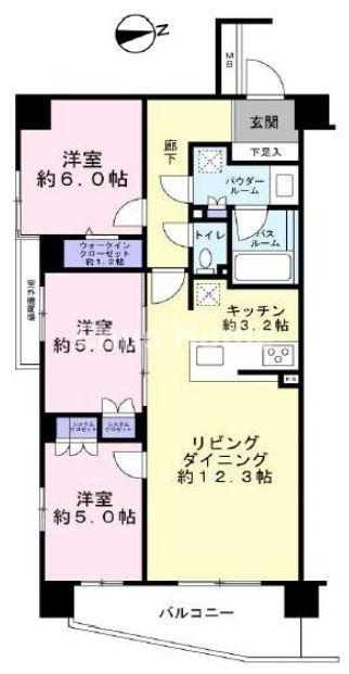 ヴェレーナ南葛西の間取り|5階部分・南東角部屋住戸につきまして日当り・通風・眺望良好