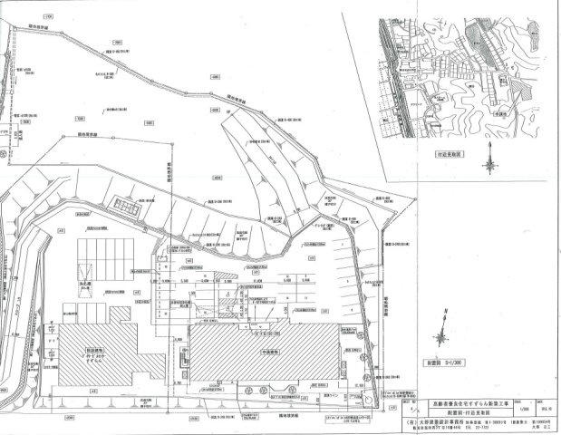 高齢者通所介護施設及び高齢者有料住宅 の地図