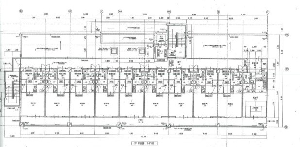 高齢者通所介護施設及び高齢者有料住宅 の間取り