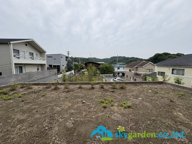 鎌倉市二階堂　新築戸建　全4棟１号棟の展望|令和８年７月１日撮影（現況更地）