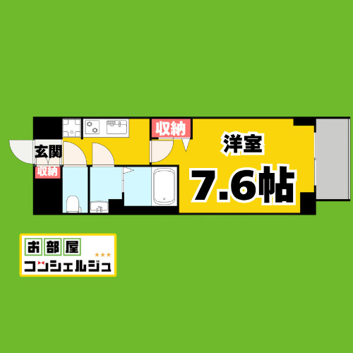 SHOKEN Residence 名古屋〈太閤通〉の間取り