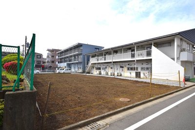 【外観】 | 湘南台駅 藤沢市湘南台１丁目／建築条件無80坪以上-売地１区画-54-20 | 現地写真前①