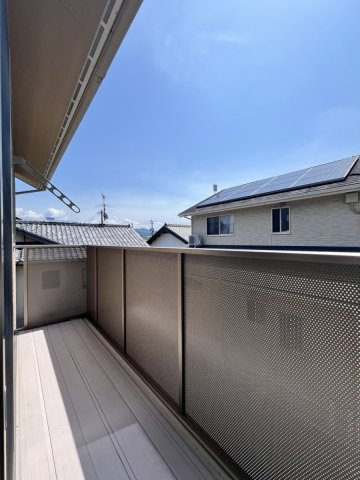 ☆★☆完成見学会開催☆★☆大村町戸建のバルコニー