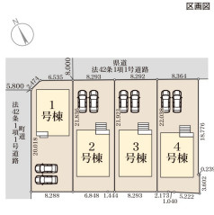 リーブルガーデン芦屋町船頭町の区画図