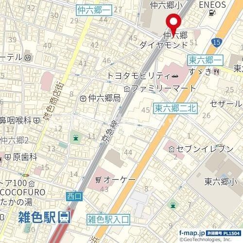 Ｒｉｓｉｎｇ　ｐｌａｃｅ　蒲田南【おとり物件なし】#学生・社会人にオススメ！初期費用分割払いOK！の地図