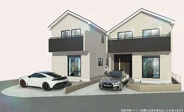 【外観パース】 | 八千代台北11丁目　新築戸建て　B号棟 | 外観イメージ画像です