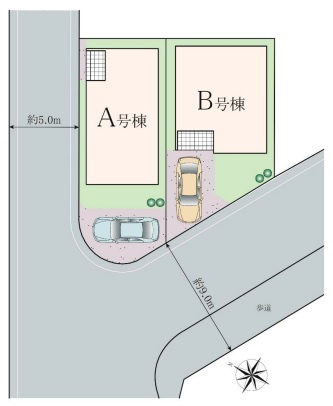 【区画図】 | 八千代台北11丁目　新築戸建て　B号棟 | 区画図