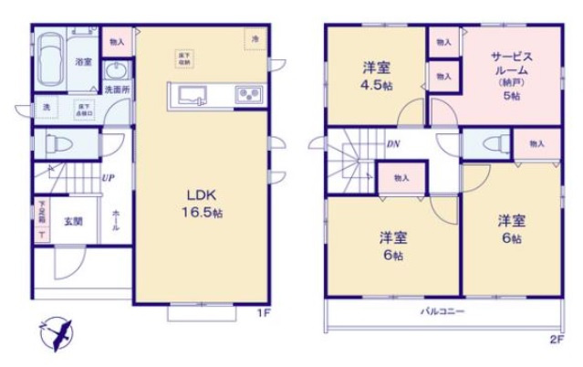 【間取り】 | 八千代台北11丁目　新築戸建て　B号棟 | 間取り図