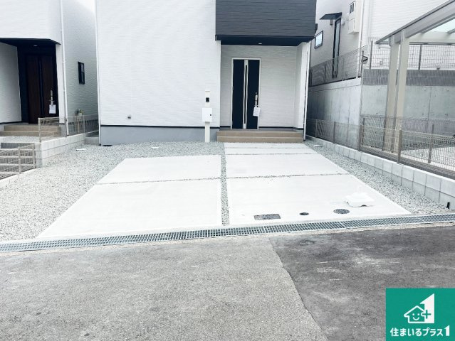 神戸市須磨区北落合　第1期　新築一戸建ての駐車場|駐車スペース！散水栓があるので、こまめに愛車を洗えます！