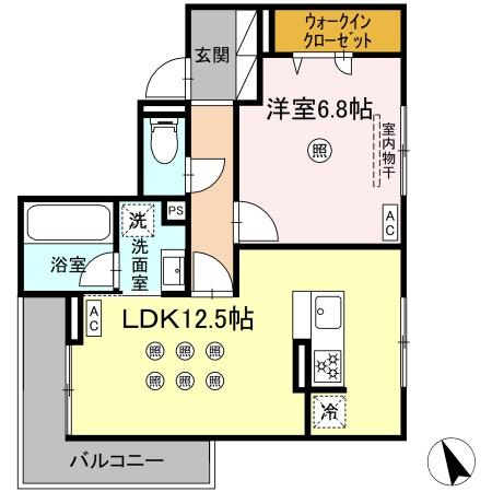 サニーサイド箱崎の間取り