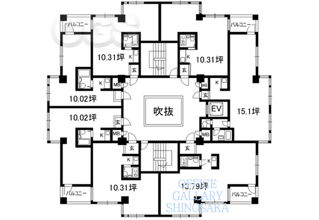 【間取り】 | K-2　EAST