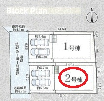 【区画図】 | クレイドルガーデン大和高田市築山第５ | 区画図