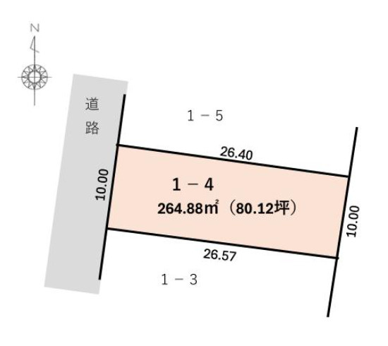 越前市稲寄町　分譲地1-4