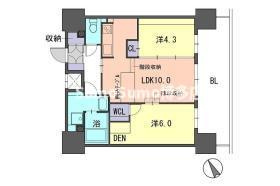 F・PARC GRANDMARK天神の間取り
