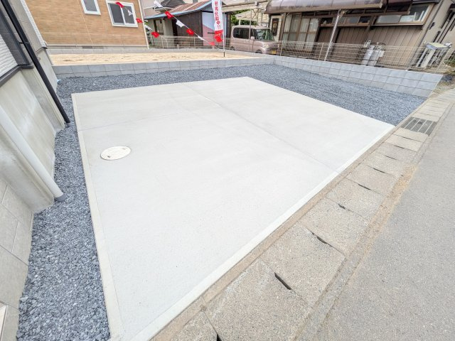 ひたちなか市稲田　5期　新築戸建ての駐車場