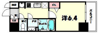 【間取り】 | プレサンス神戸キュリオ