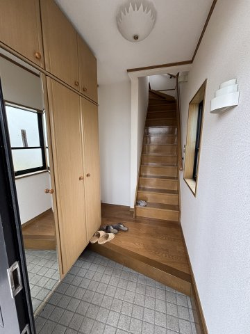 阿見中央住宅の玄関|毎日通る玄関はこちらです