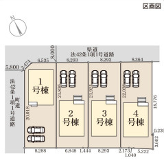 リーブルガーデン芦屋町船頭町の区画図
