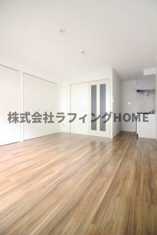 久留米市中央町の賃貸マンションの居間・リビング|リビングです