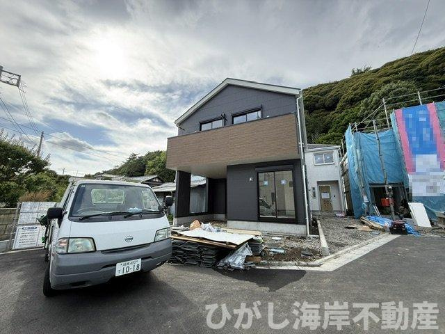 藤沢市城南２丁目　　新築戸建　全７棟の外観|6月8日撮影　建築中　現地外観