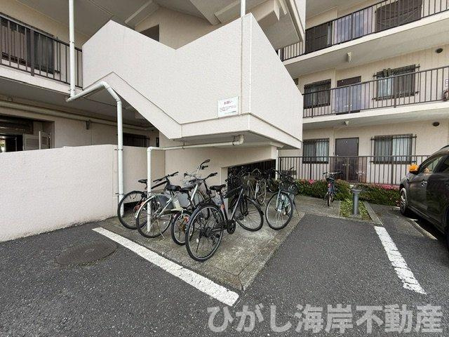 パシフィックパレス平塚の駐輪場|敷地内駐輪場