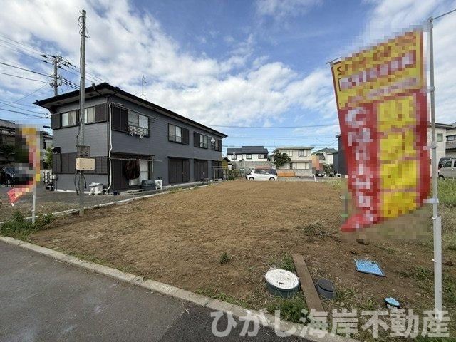 平塚市南原2丁目　新築戸建　の外観|5月14日撮影　建築前　現地外観