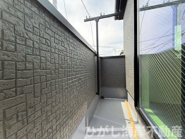 茅ヶ崎市室田３丁目　新築戸建　全２棟のバルコニー|バルコニー