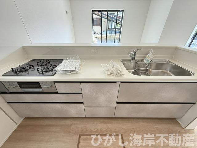 茅ヶ崎市室田３丁目　新築戸建　全２棟のキッチン|システムキッチン