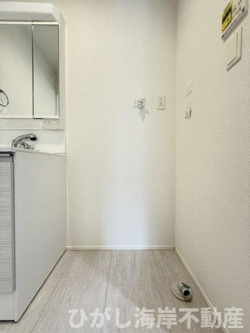 茅ヶ崎市室田３丁目　新築戸建　全２棟のランドリースペース|洗濯機置場