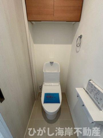 茅ヶ崎市松が丘2丁目　中古戸建のトイレ|新規リフォーム完了！　洗浄機能付きお手洗い