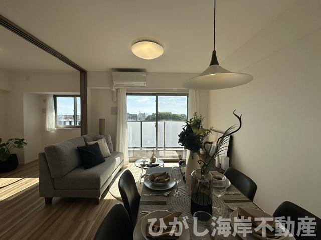 A-HOUSE茅ヶ崎の居間・リビング|新規リフォーム完了！　11.2帖　LDK