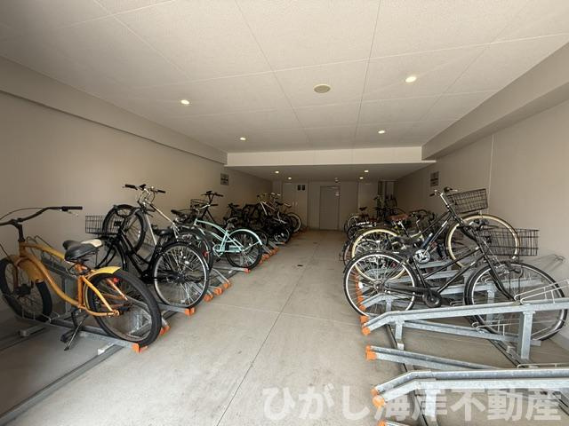 A-HOUSE茅ヶ崎の駐輪場|敷地内駐輪場