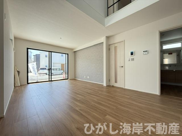 茅ヶ崎市中島　新築戸建　全４棟の区画図|対象地は２号棟です