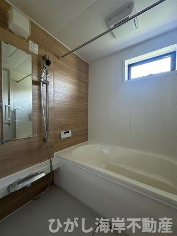 茅ヶ崎市中島　新築戸建　全４棟の浴室|一坪タイプのユニットバス
